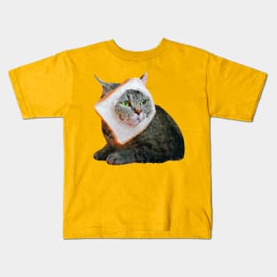 Cat in bread painting Kids T-Shirt